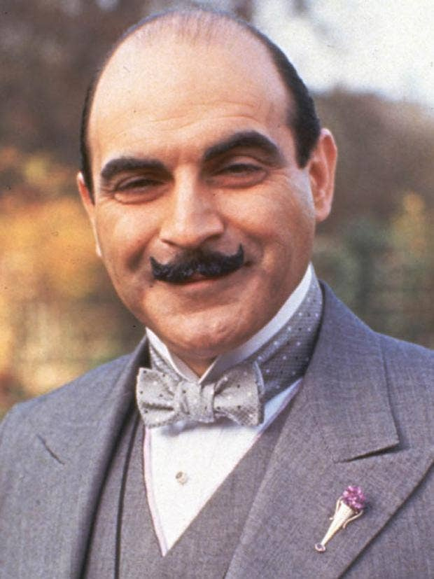 David Suchet en su rol de Hercule Poirot